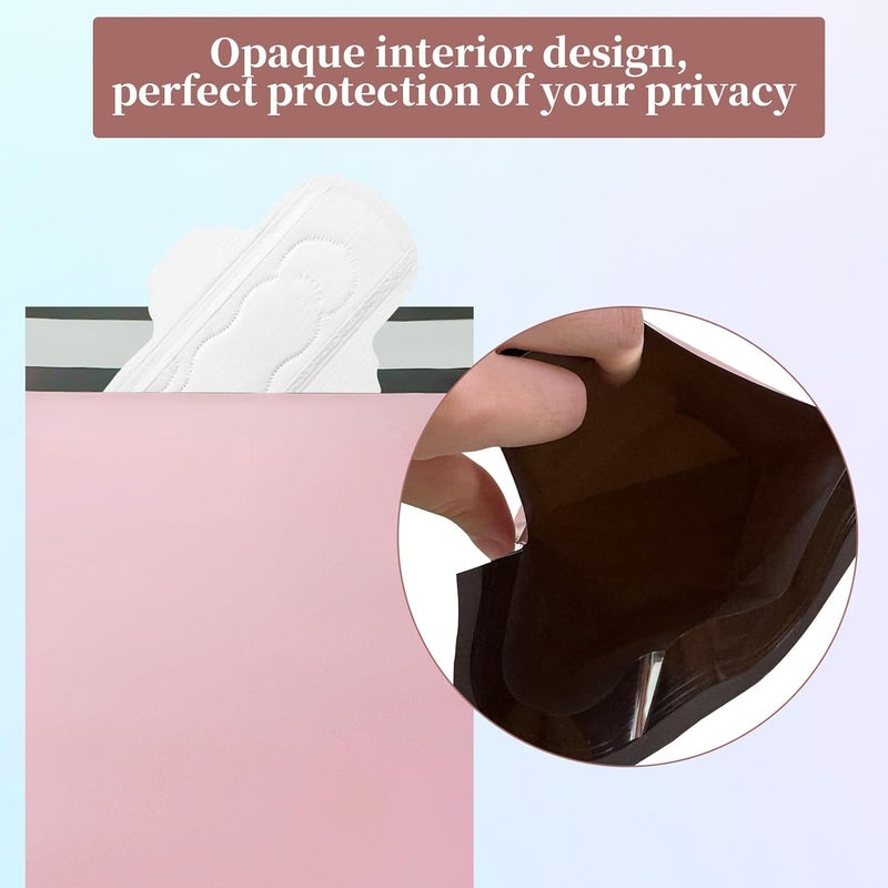 Mersenty Sanitary Napkin Disposal Bags, 100Pcs Disposable Tampon Disposal Bags Personal Care Period, Thickened Perfect Size Diaper for Odor Blocking. - Image 5